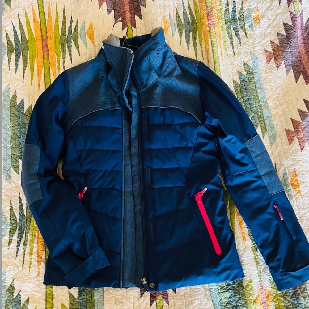 Denim Colored Roxy Ski Jacket - image 1